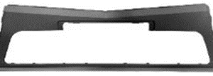 MERCEDES FR BUMPER LOW (GREY STONE) MS130316 - NEW AFTERMARKET