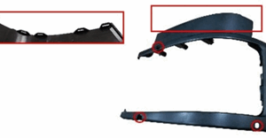 SCANIA HEADLAMP COVER (NARROW